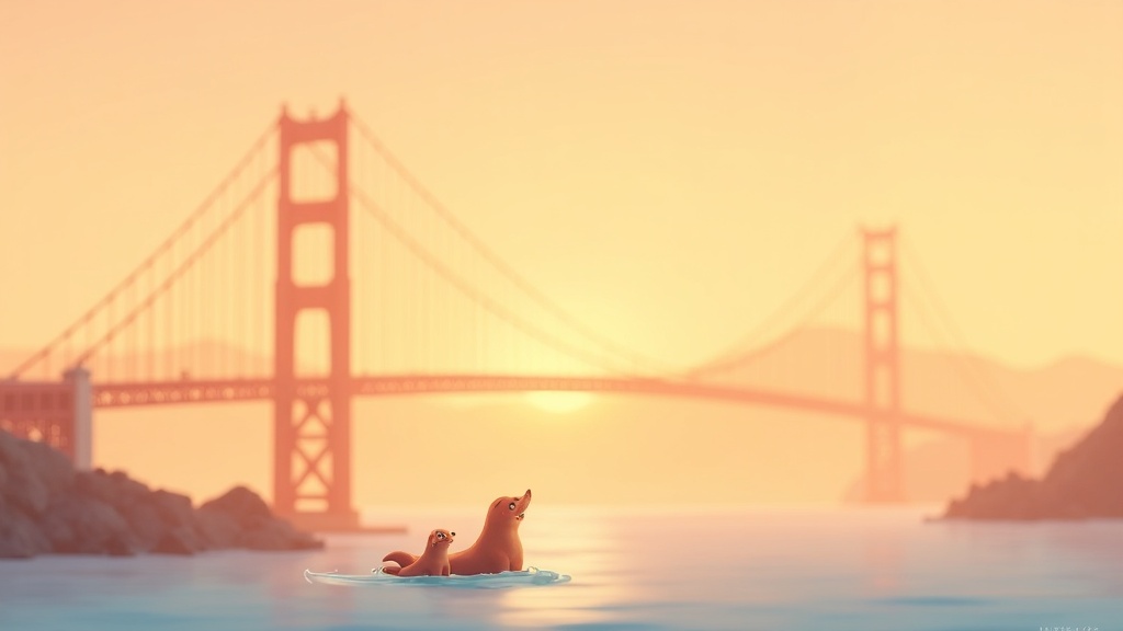 The Giant Orange Wonder: The Golden Gate Bridge for Kids!